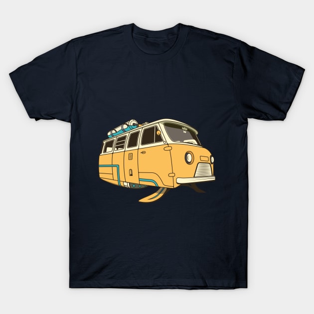 Retrofuturistic car T-Shirt by Alex Maximoff